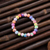Wholesale Bohemian colorful sweet flower soft clay simple candy-colored bracelet