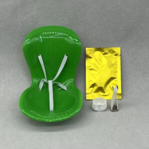 Green thin rope chair + incense box + clip + incense tablets