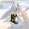 Wholesale Classic of Mountains Acrylic Keychain Backpack Accessory