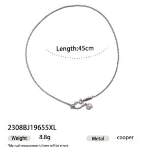 Imitation pearl pendant