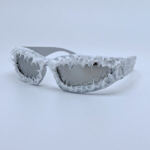 Silver frame mercury tablets (white glue)