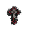 Wholesale Dark Punk Cross Hairpin Gothic Style Lace Edge Hair Clip