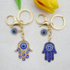 Wholesale light luxury Devil's Eye keychain pendant blue eye keychain