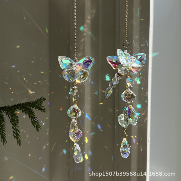 Wholesale window hanging butterfly dragonfly wind chime