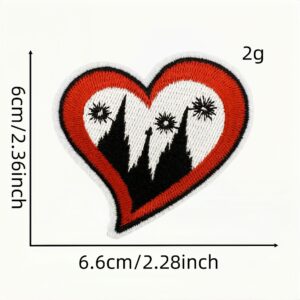 Red carnival cloth sticker 7 #