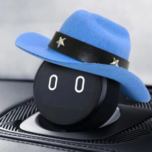 Blue cowboy hat five-pointed star style / L code