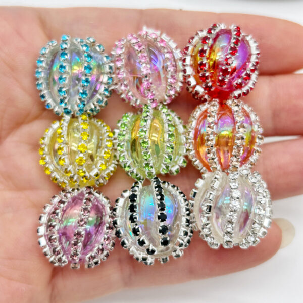 O1CN014Ih8PP1QqPuCatBmH_2215566152027-0-cib Wholesale Diamond Chain Pumpkin Colorful Lantern Beads