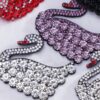 Wholesale Full Diamond Swan Water Diamond Embroidery DIY Patches