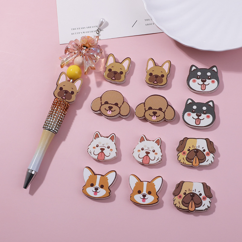Wholesale Husky Dog Straight-Hole Beads DIY Aessories