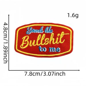 Colorful english landscape cloth stickers 29#