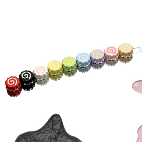 Wholesale Cute Colorfulful Shrimp Cakes, Fish Boards, Lollipops, Alloy Beads, DIY