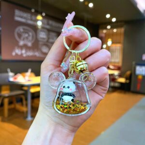 Gold Hardware [Dog Head] Black Gold Panda / Quantity 1 is 1