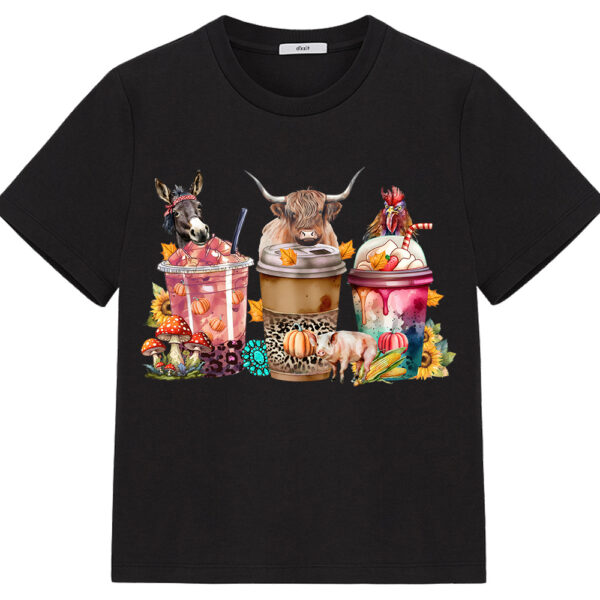 Wholesale Heat Transfer Printing Factory Specializes in Cross-Border Supply of Farm Animals Such as Chickens, Pigs, Sheep, Horses, and Flowers, Heat Transfer Stickers, Custom-Made, In-Stock