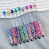 Wholesale Colorful Sugar Capsules Touch Screen Beaded Pen