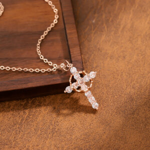 K1020-c (rose gold cross)