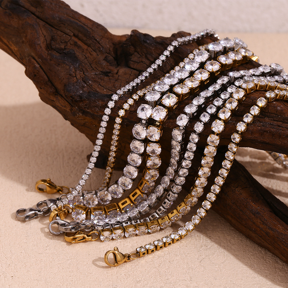 Wholesale 18K gold micro-inlaid with zircon