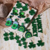 Wholesale Green shamrock St. Patrick's Day earrings