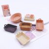 Wholesale Simulation bread basket resin accessories