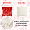 Wholesale Valentine's Day Linen Plaid Printed Love Waist Pillowcase