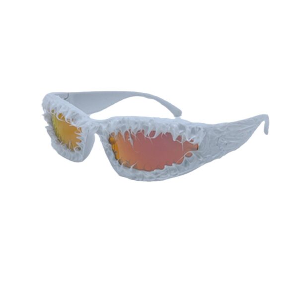 O1CN014VcPYl24MGOaOGSed_2201408117376-0-cib Wholesale Punk Cat Eye Sports Drip Gel Eye Protection Sunglasses