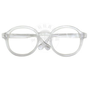 Large cotton doll transparent color 9cm lens glasses
