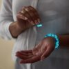 O1CN014Wneub2IVKc8W4pPf_3919529291-0-cib Wholesale Starry Sky Glass Golden Sands Healing Crystal Luminous Bracelet