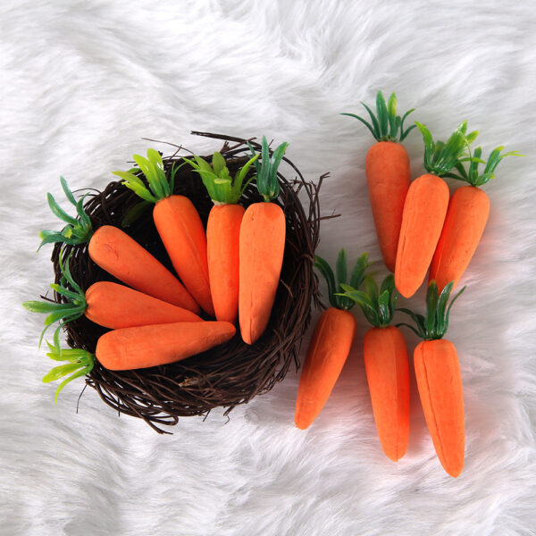 Wholesale 7cm Mini Bubble Carrot Easter Decorations
