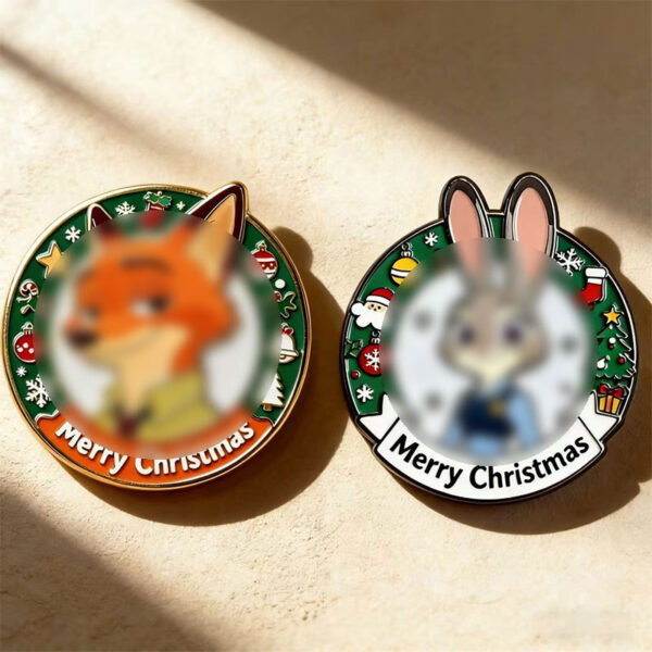 Wholesale Cute fox cartoon rabbit brooch