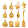 Wholesale Vintage Symbol Multi Style Sun Moon Eye Necklace Pendant Accessories