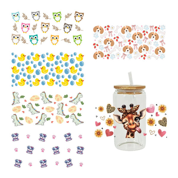 Wholesale UV Transfer Paste Glass Crystal Label Crystal Paste 16OZ UV DTF WRAPS