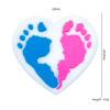 Wholesale heart-shaped footprint focal beads