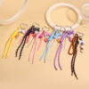 Wholesale Colorful Dopamine Hand-Woven Lanyard Keychain Braided Rope