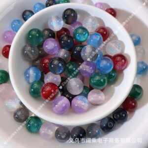 12mm hole 2.0mm random color mixing / Starry sky cat eyes