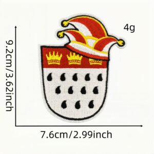 Red carnival cloth sticker 11 #