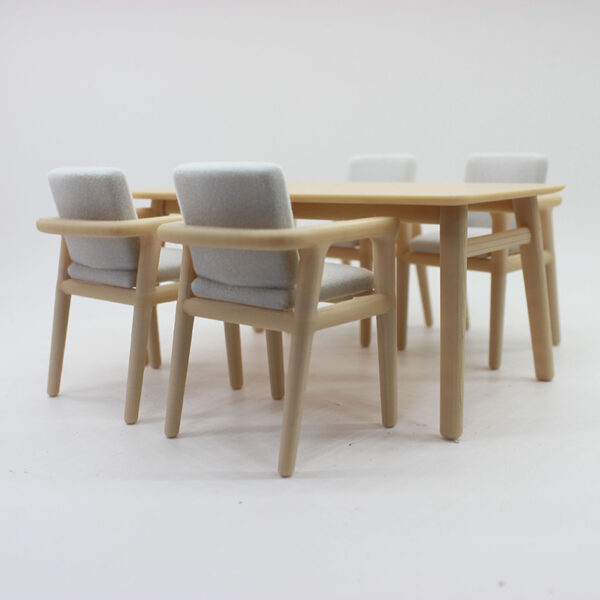 O1CN014nP0YY24hn14gPqYW_2212776247423-0-cib Wholesale Mini dollhouse decorations dining tables chairs