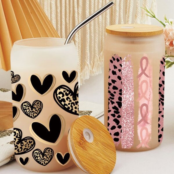 Wholesale UV Transfer Paste Glass Crystal Label Crystal Paste 16OZ UV DTF WRAPS 23cmX11cm