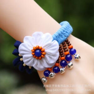 No. 6 details with beads and bells randomly