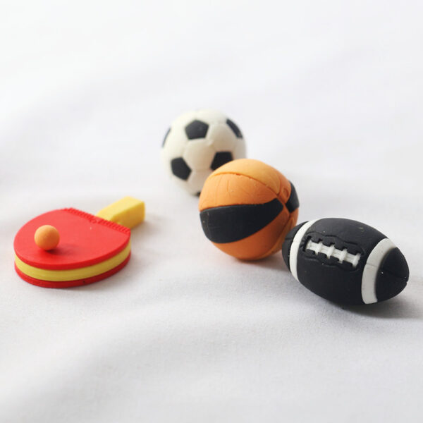 Wholesale Football basketball table tennis mini sports equipment model Doll Accessories