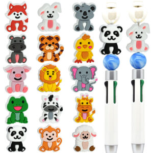 Wholesale Random 100pcs Cartoon Animal World Focal Beads
