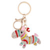 Wholesale Rhinestone Zebra Fully Studded Alloy Keychain