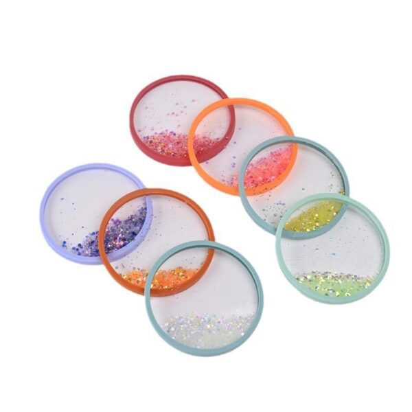 O1CN014tyVEy29k96YWqV9z_2389978105-0-cib Wholesale Glitter quicksand thickened coaster scenic spot companion gift ornaments base non-slip heat insulation can be fixed printing source factory