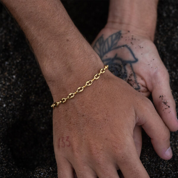 Wholesale Stainless steel geometric element men's bracelet