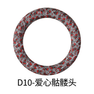D10-love skull (65mm ring)