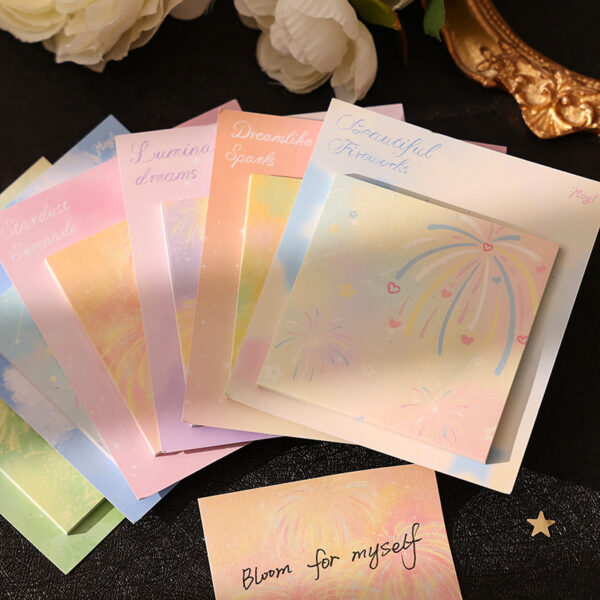Wholesale Colorful Flame Sticky Notes