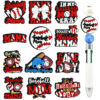 O1CN014wLJGa1t0m75fzfef_2207248195840-0-cib Wholesale Random 100pcsCartoon Baseball Sports Beads Focus Beads
