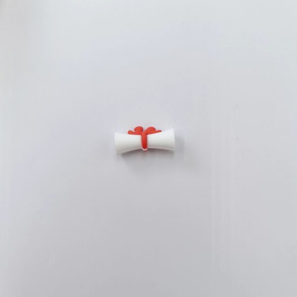 Wholesale 10pcs 3D Graduation Gift Silicone Beads