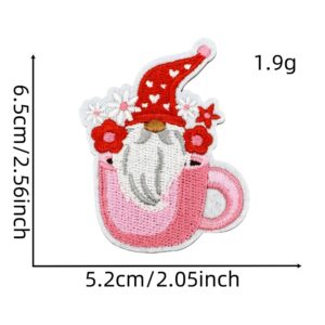 Pink couple cloth sticker 6#