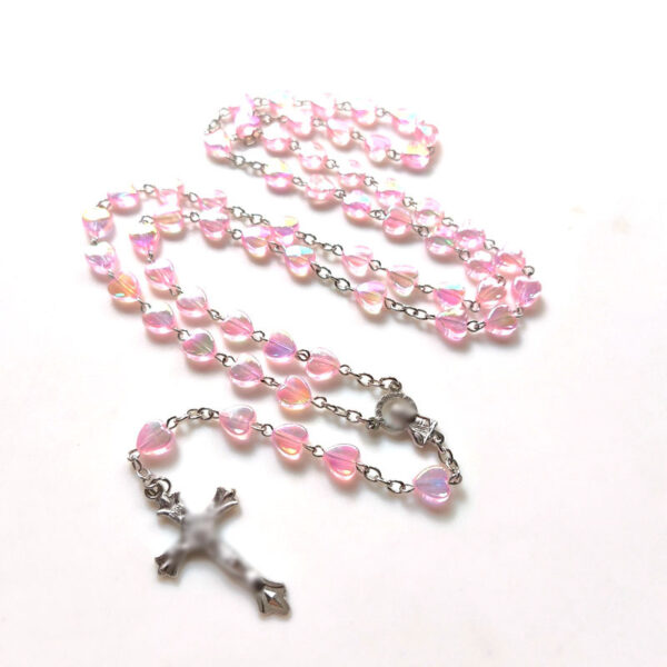 O1CN0151S8Kn1qg2me6wemD_3253855524-0-cib Wholesale cross pink love necklace beauty personality accessories