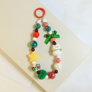 Apple snowman