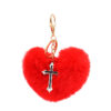 Wholesale Red Love Hair Keychain